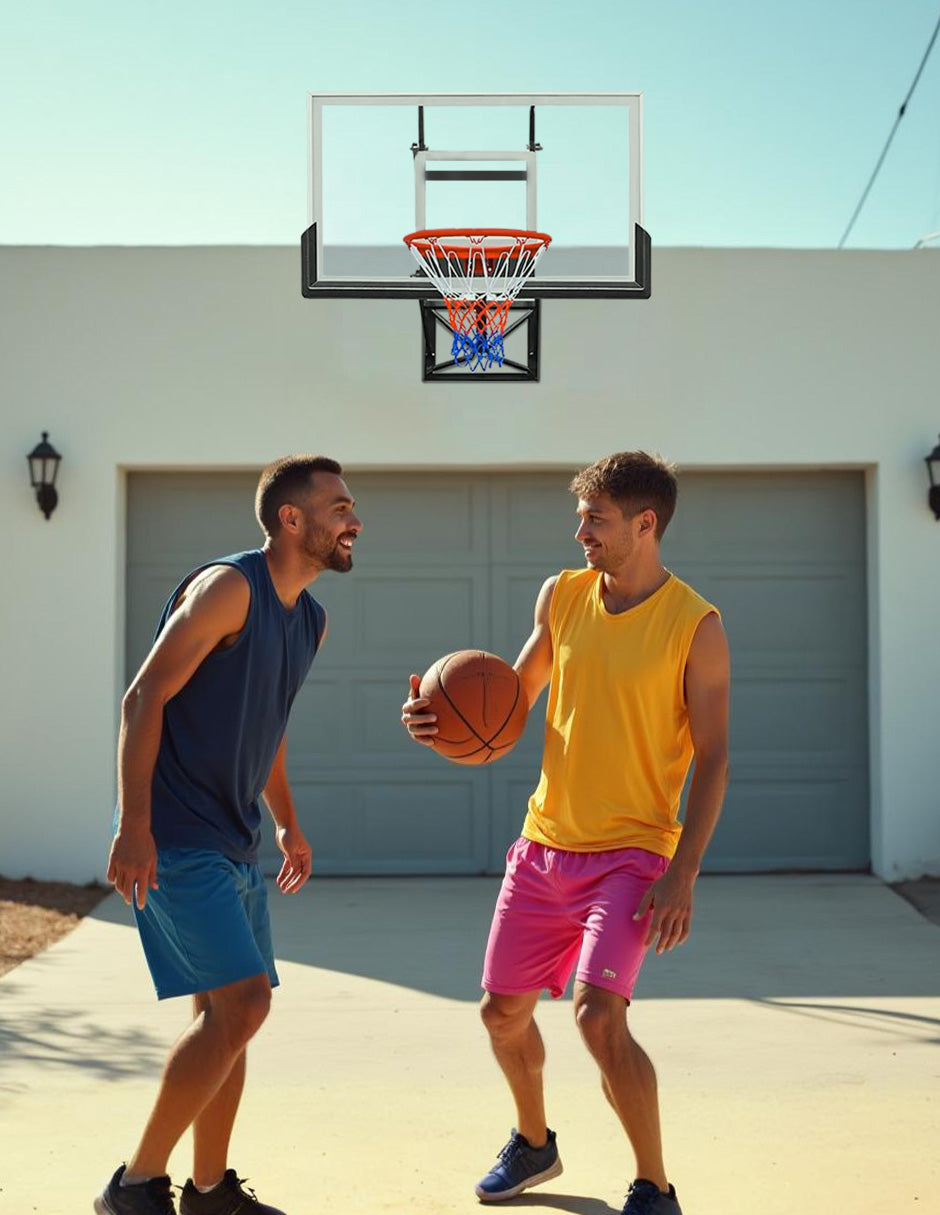 Aro de Baloncesto con Tablero de 54" para Montaje en Pared