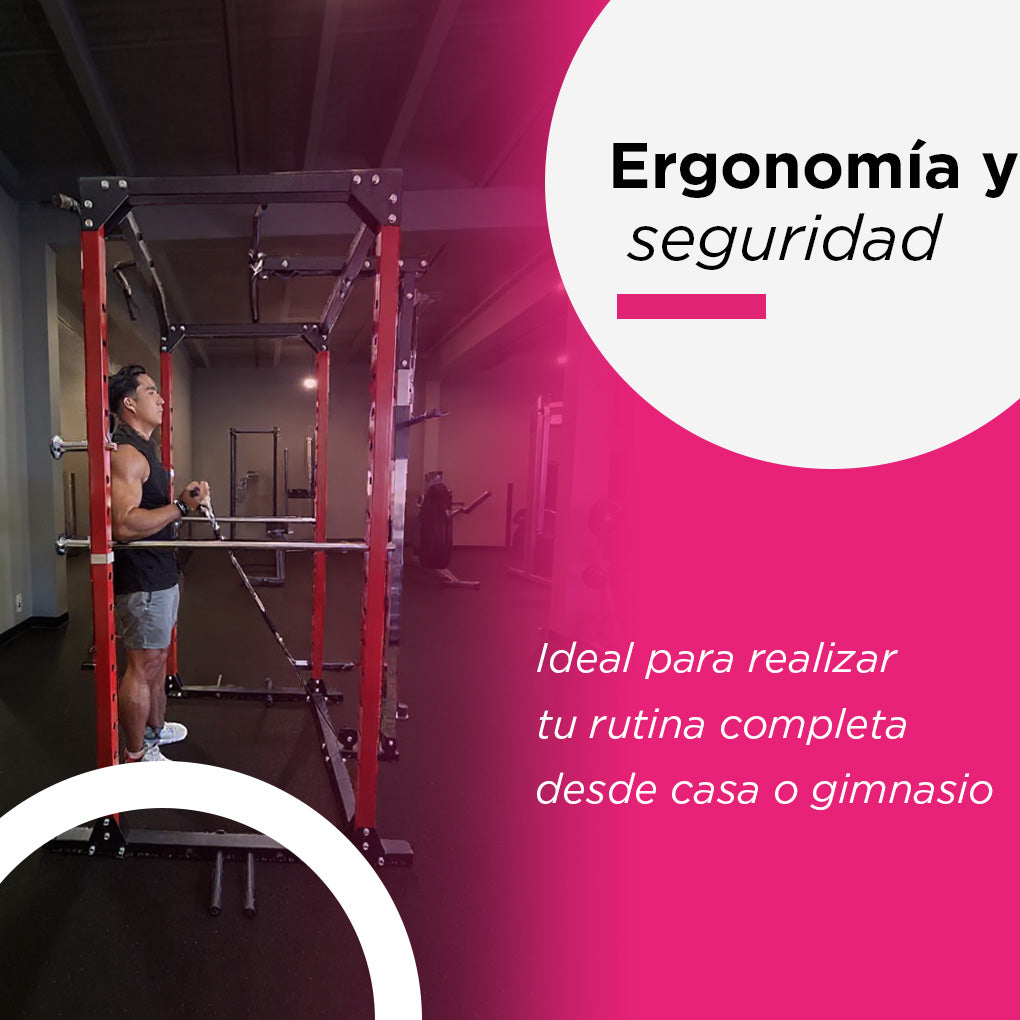Jaula De Potencia Power Rack Pull Ups Sentadillas Dominada