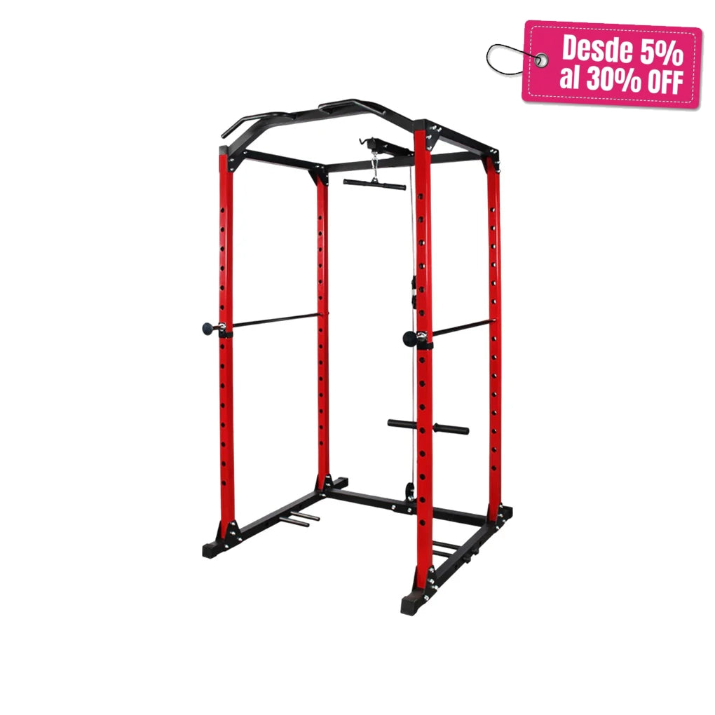 Jaula De Potencia Power Rack Pull Ups Sentadillas Dominada