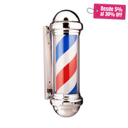 Poste Caramelo para Barbería Carlo Plata