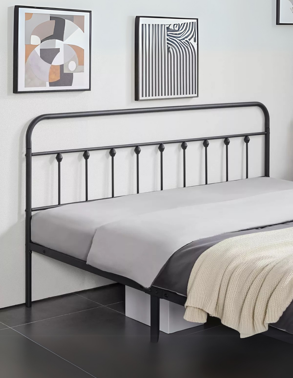 Base De Cama Acero Reforzada King Size Diseño Elegante