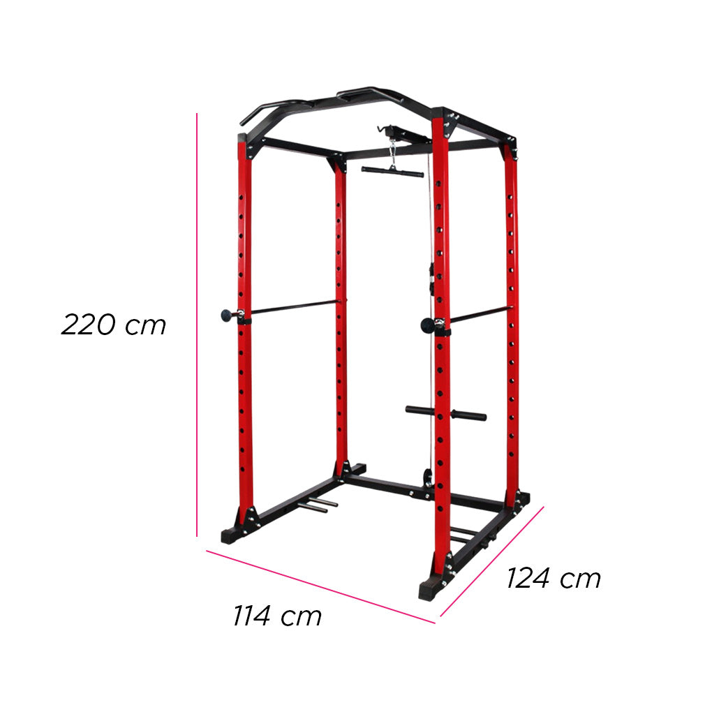 Jaula De Potencia Power Rack Pull Ups Sentadillas Dominada