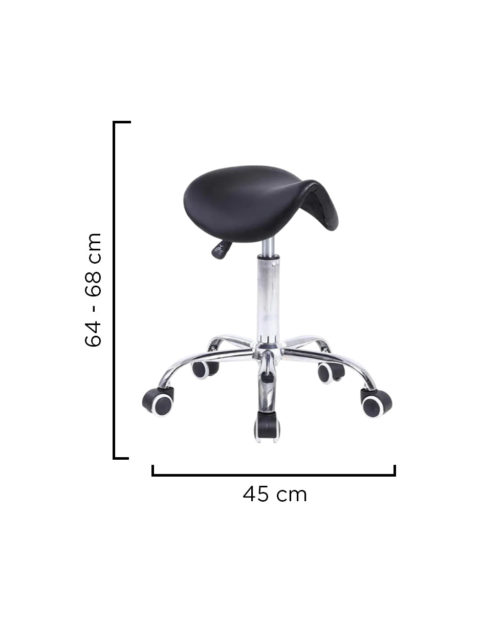 Banco  Ask Taburete ovalado negro