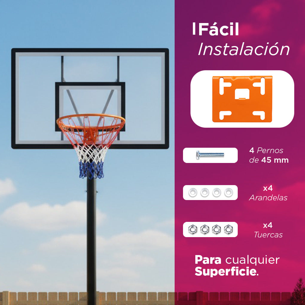 Aro de Baloncesto 45cm Montaje Multifuncional