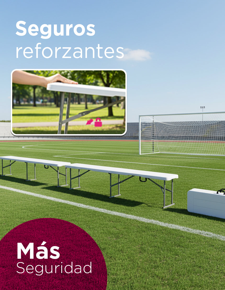 Set 2 Bancas Plegables