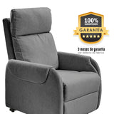 Sillón Reposet Eléctrico Braga Negro