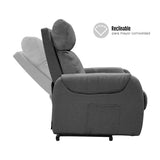 Sillón Reposet Eléctrico Braga Negro