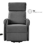 Sillón Reposet Eléctrico Braga Negro