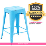 Set 4 Bancos Valencia 60 Cm Azul