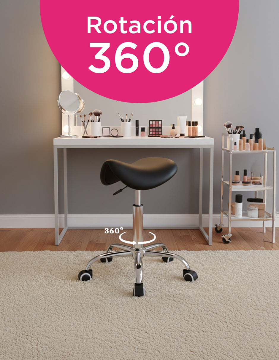 Banco  Ask Taburete ovalado negro