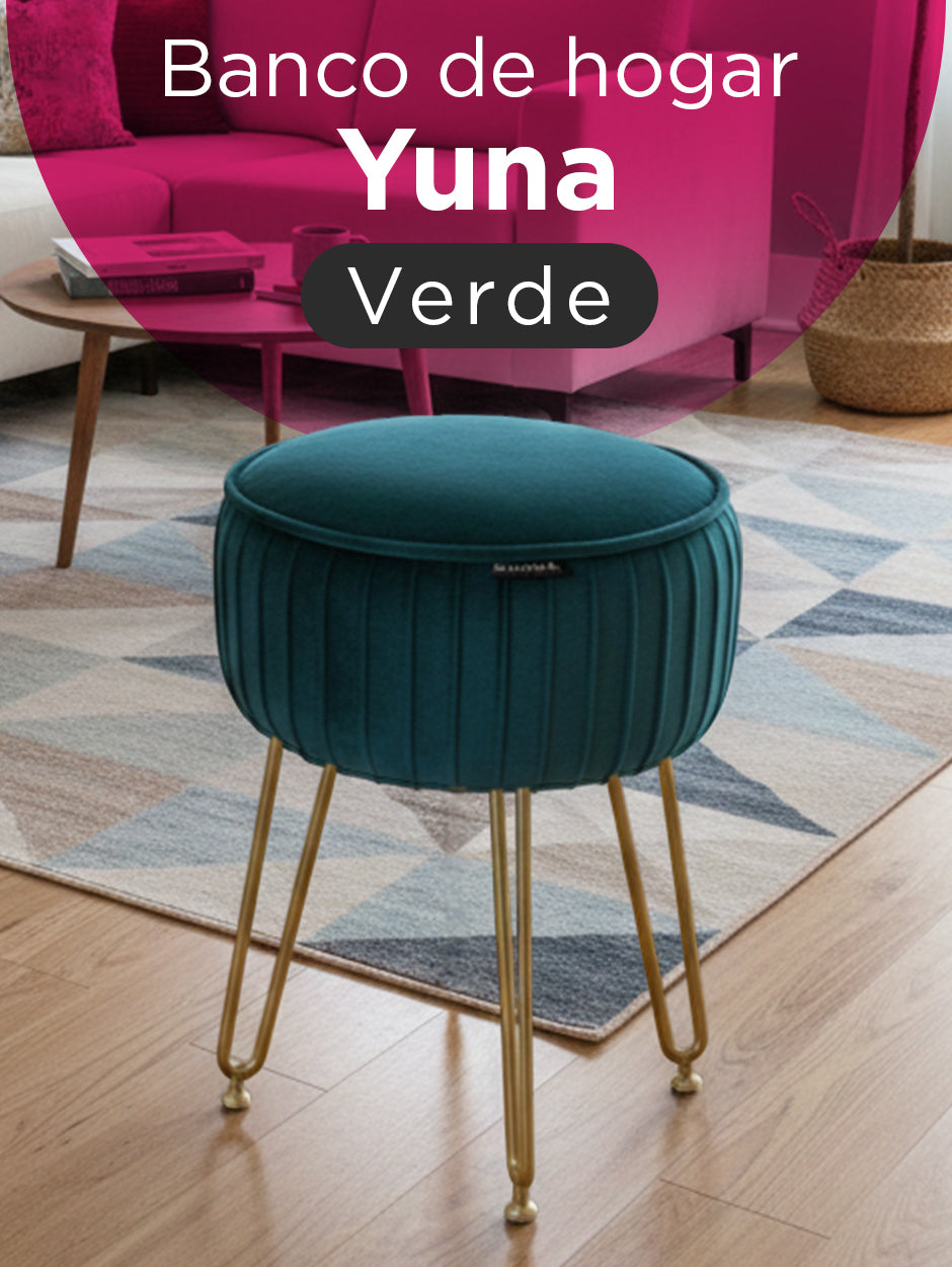 Banco De Hogar Spa Belleza Yuna Verde.