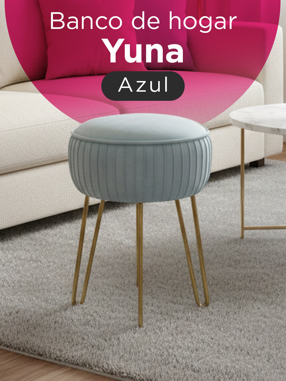 Banco De Hogar Yuna Azul