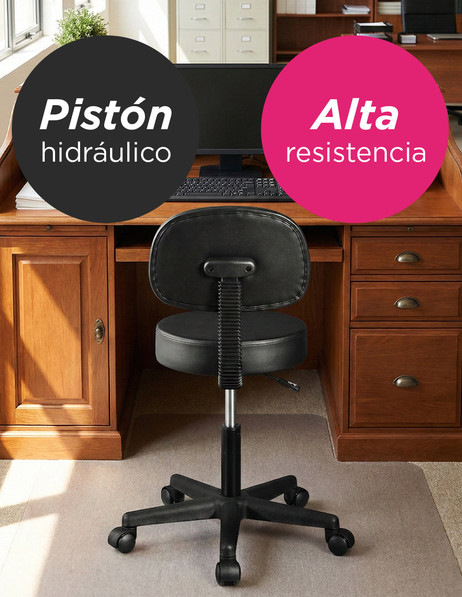 Banco ask con Respaldo Negro