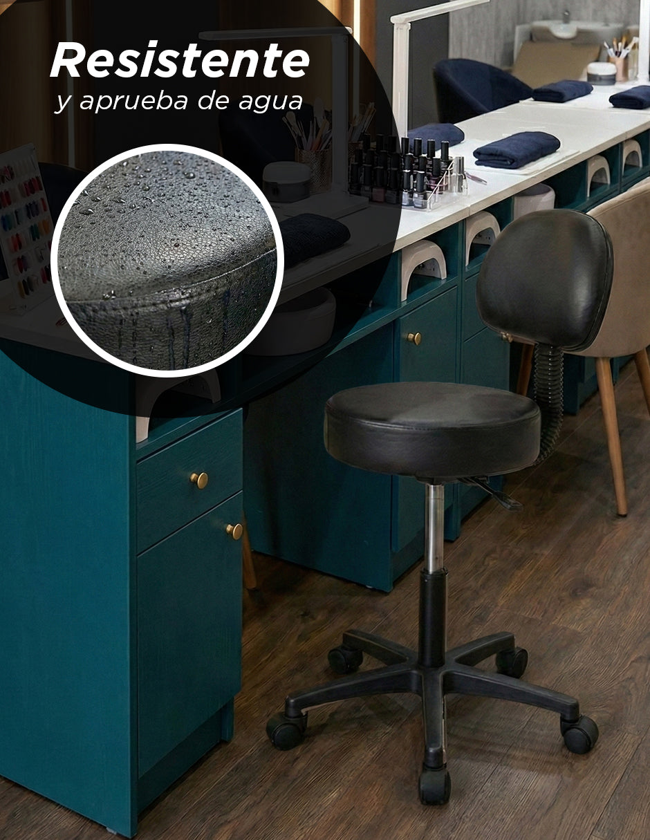 Banco ask con Respaldo Negro