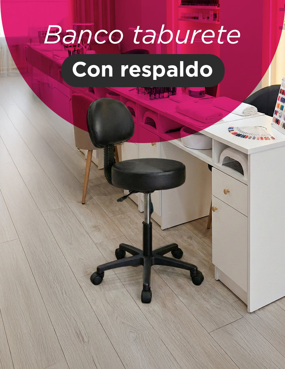 Banco ask con Respaldo Negro