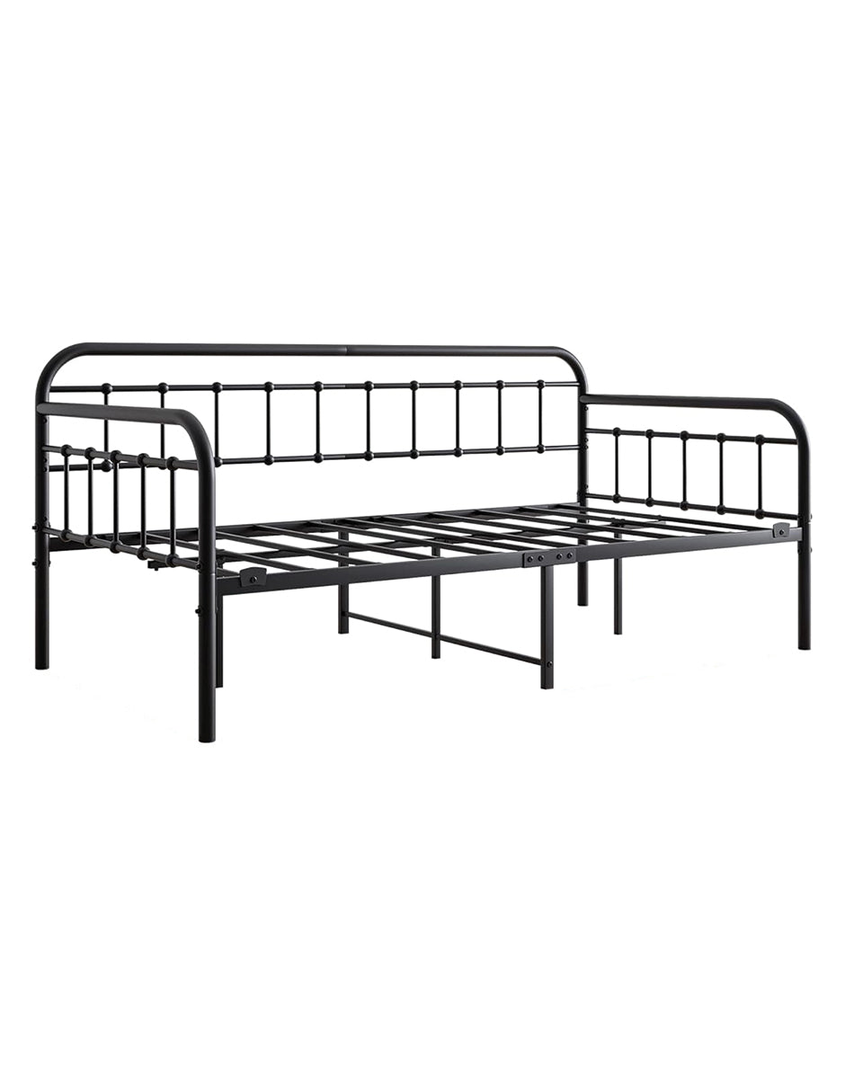 Base De Cama Individual  Con Barandal Lateral  Tipo Sofa-Cama