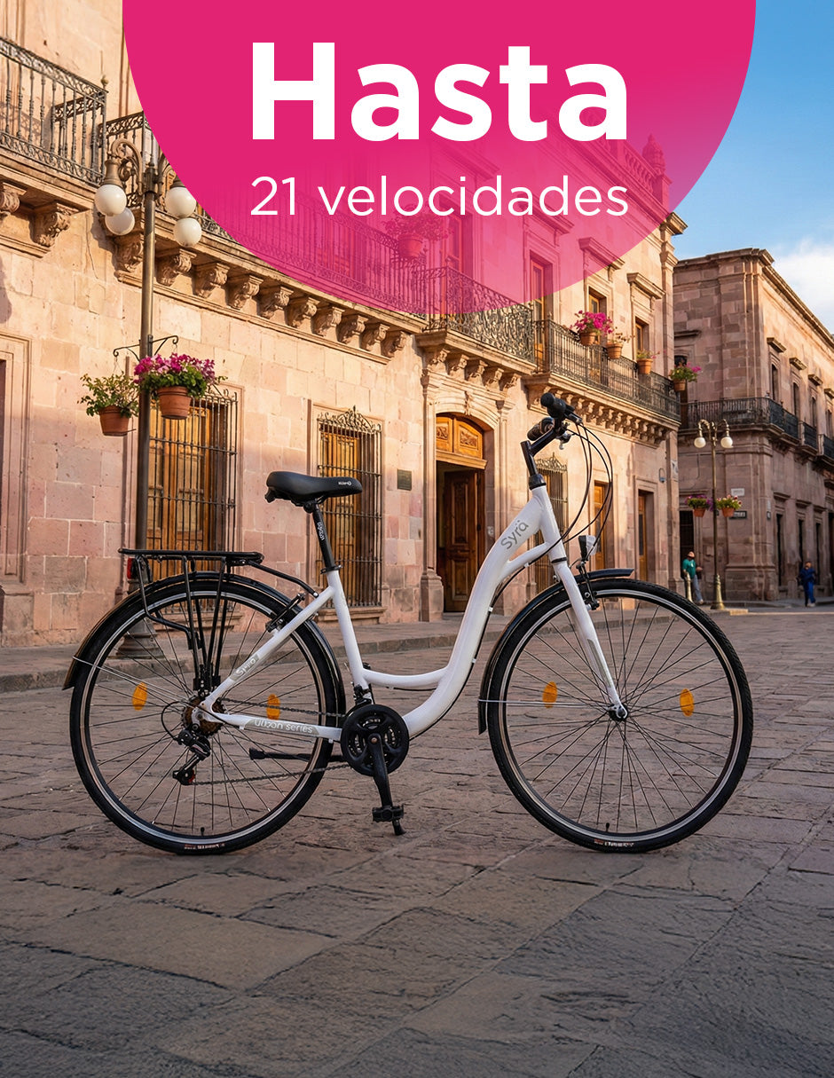 Bicicleta Ciudad Syra Blanco.