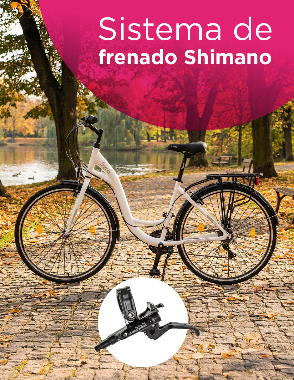 Bicicleta Ciudad Syra Blanco.