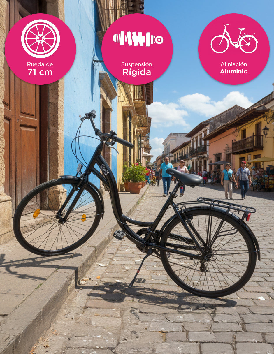 Bicicleta Ciudad Syra Negro