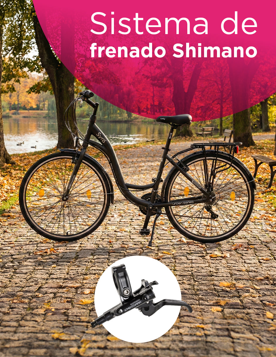 Bicicleta Ciudad Syra Negro