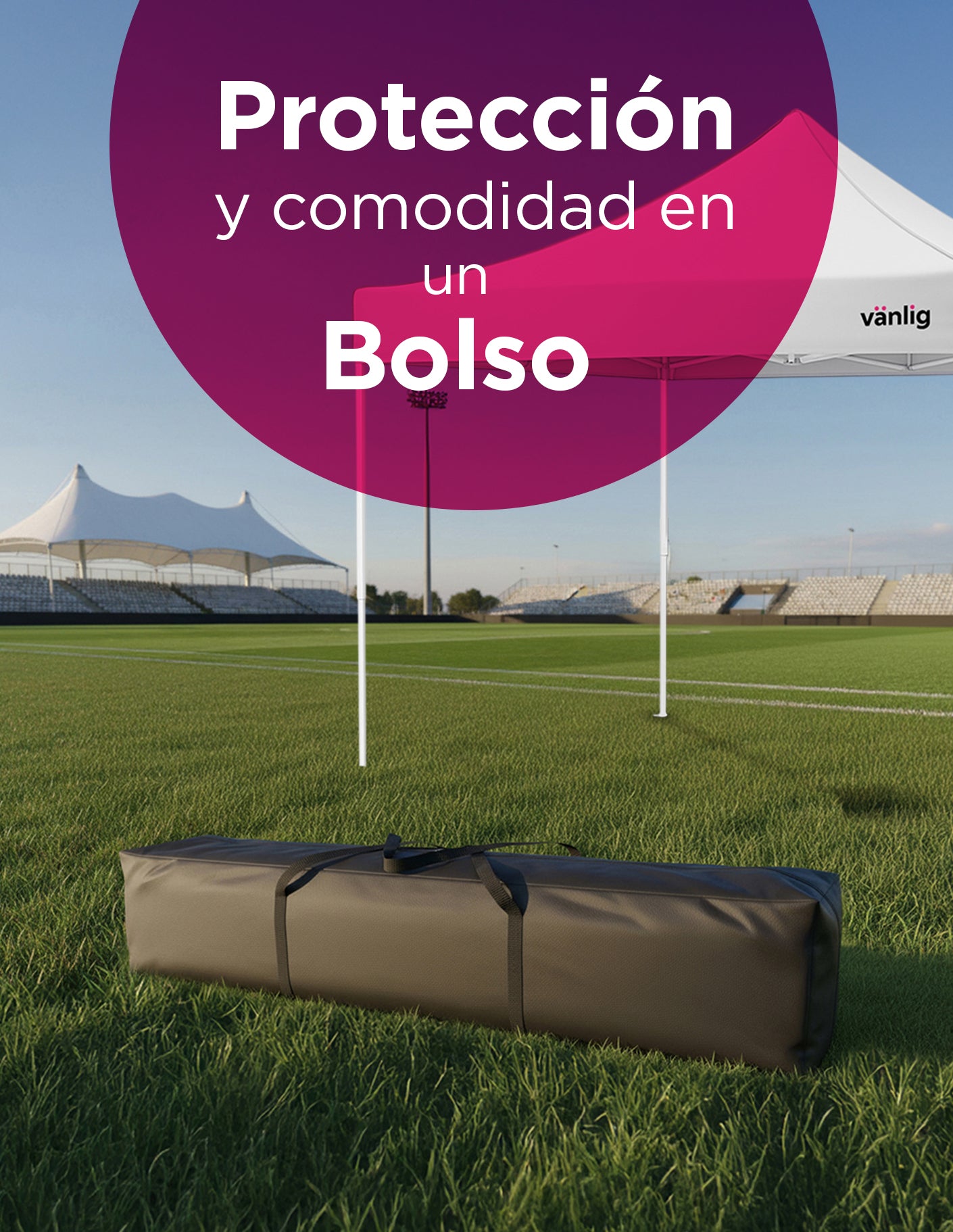Bolsa de Transporte y Almacenamiento Vanlig para Toldo Plegable - Funda Impermeable de Poliéster