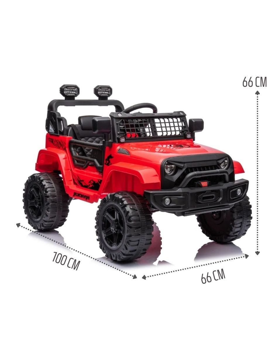 NUEVO Carrito Eléctrico Montable Todo Terreno Racing Rogue Mp3 Rojo