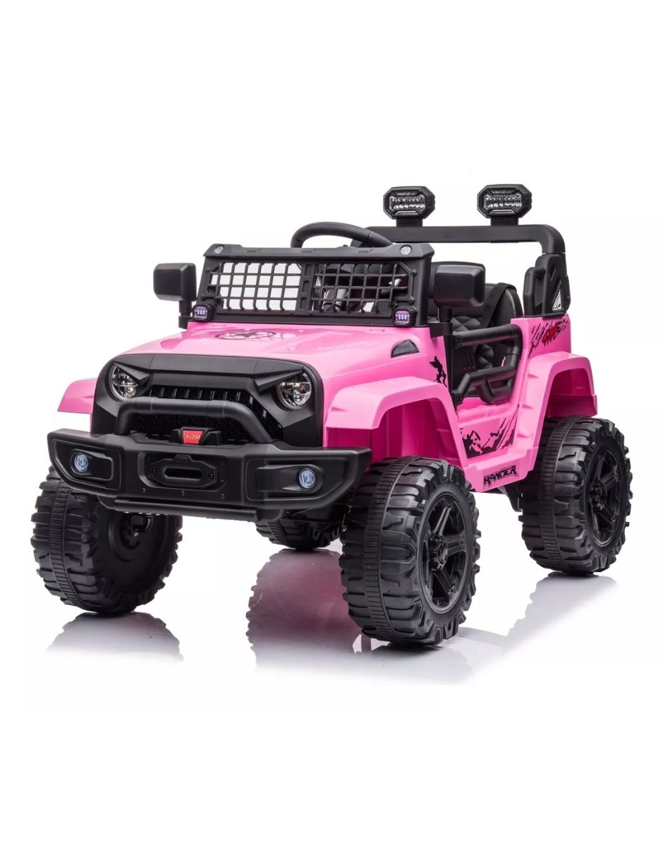 NUEVO Carrito Electrico Montable Todo Terreno Racing Rogue Mp3 Rosa