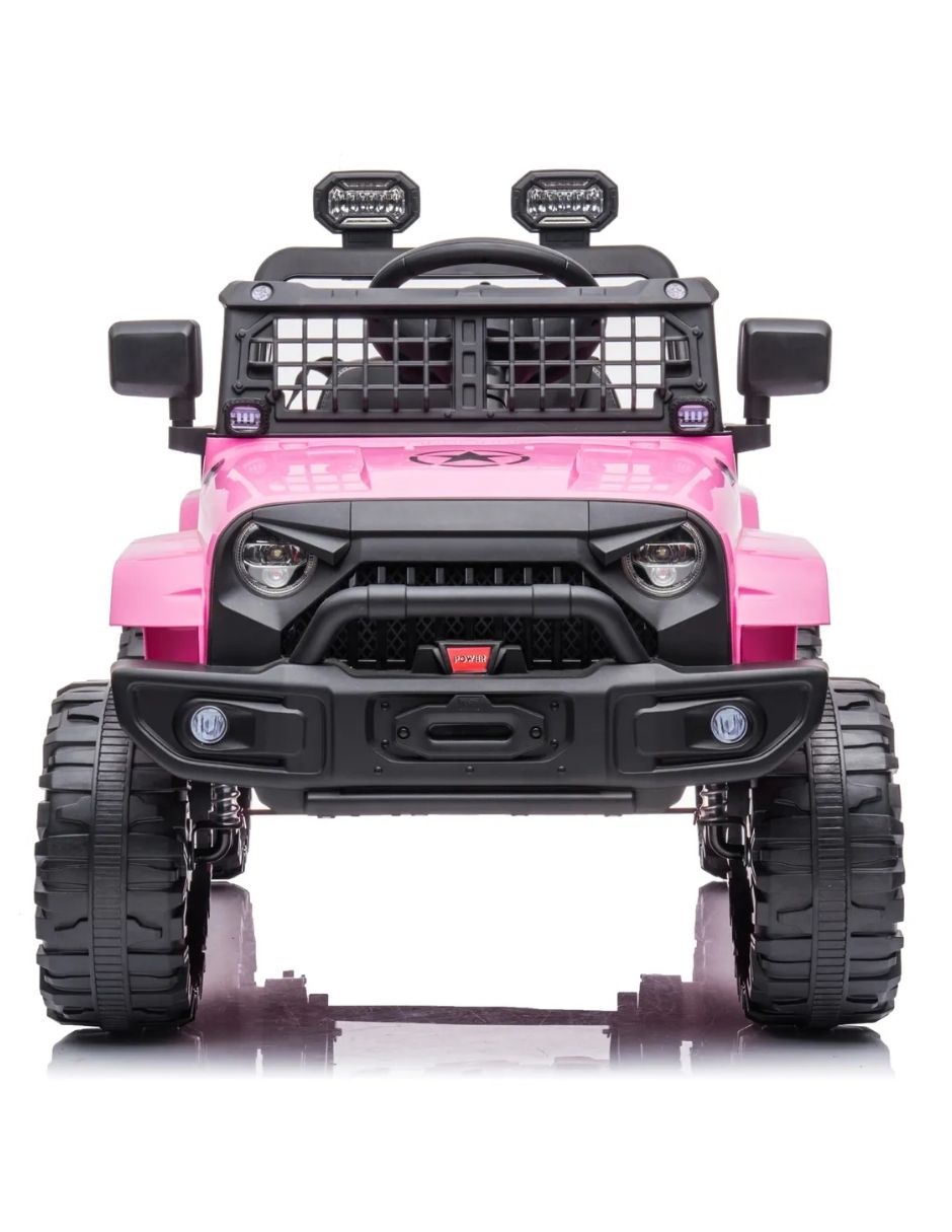 NUEVO Carrito Electrico Montable Todo Terreno Racing Rogue Mp3 Rosa