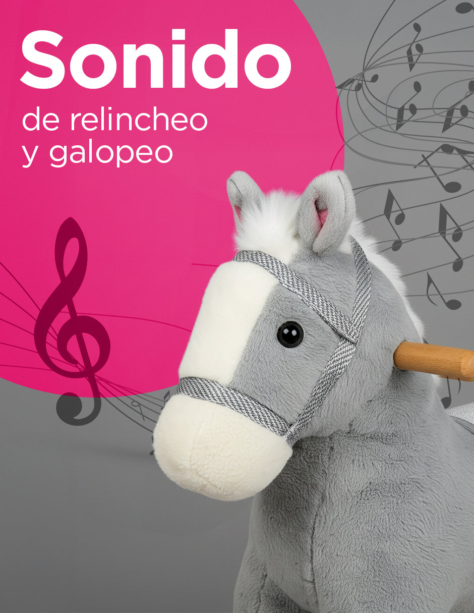 Caballito Balancín Silveron Gris