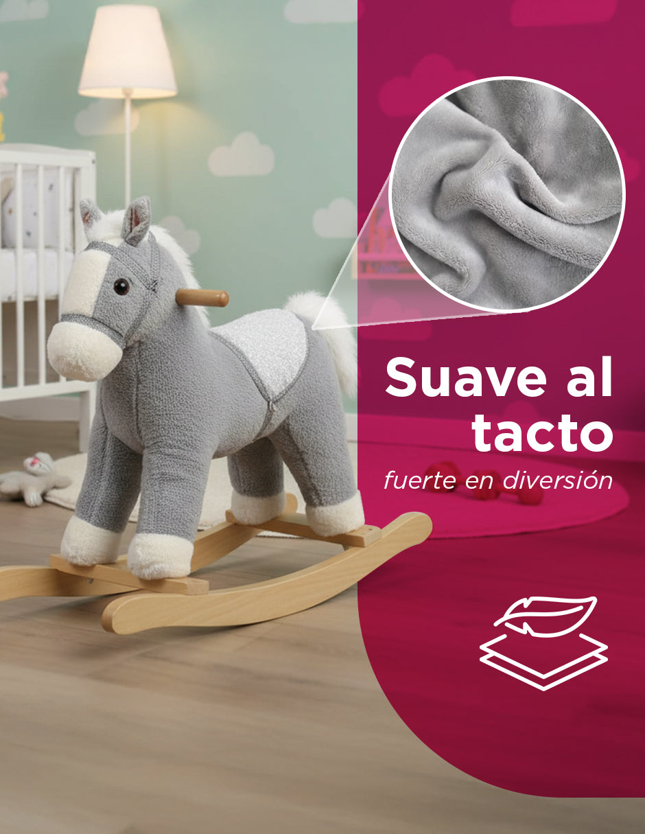 Caballito Balancín Silveron Gris