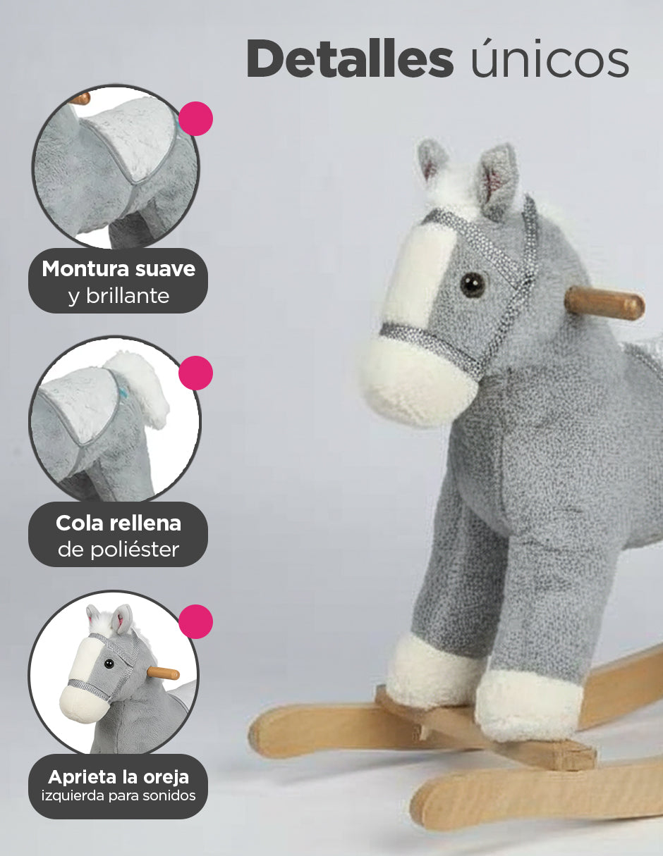 Caballito Balancín Silveron Gris
