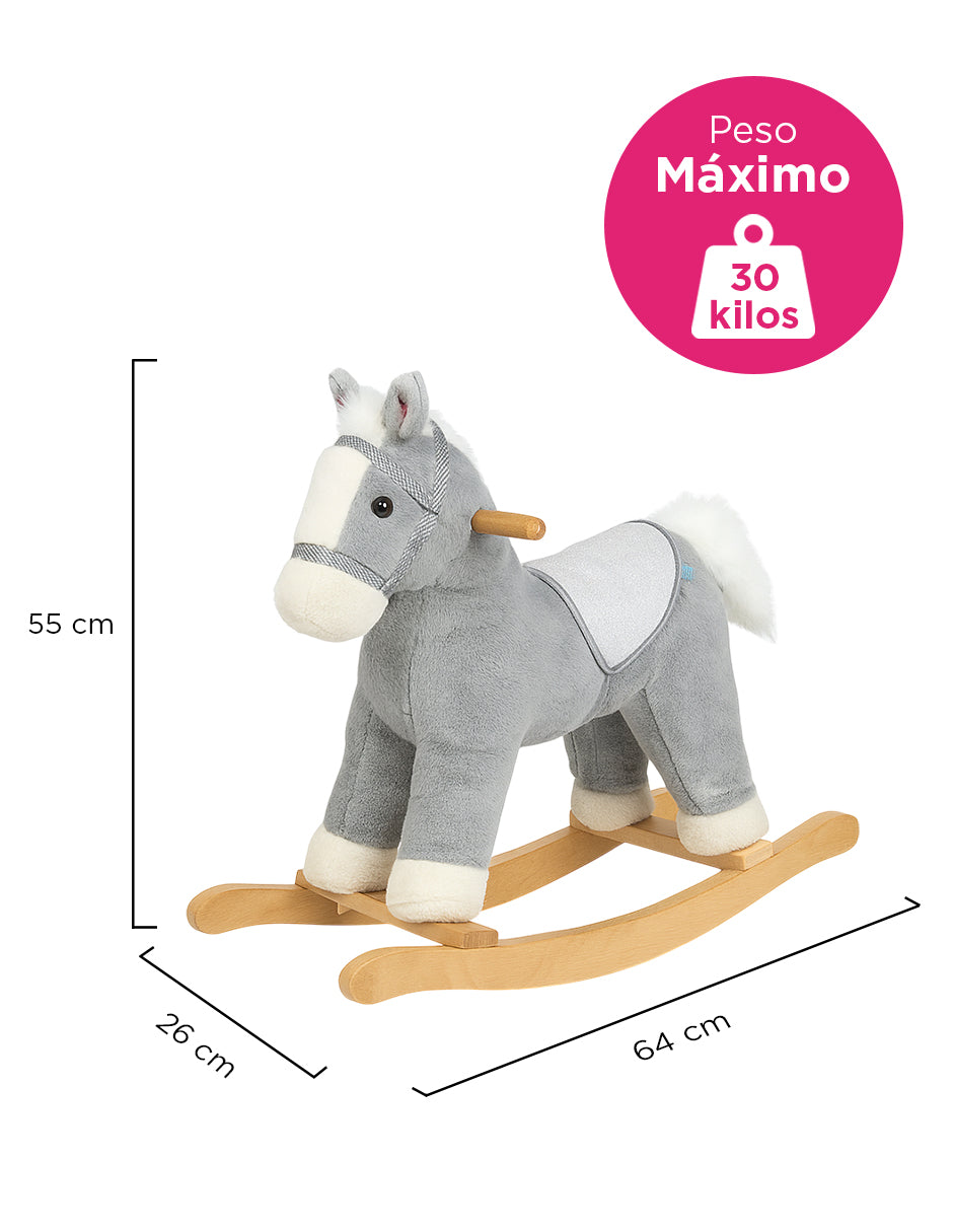 Caballito Balancín Silveron Gris