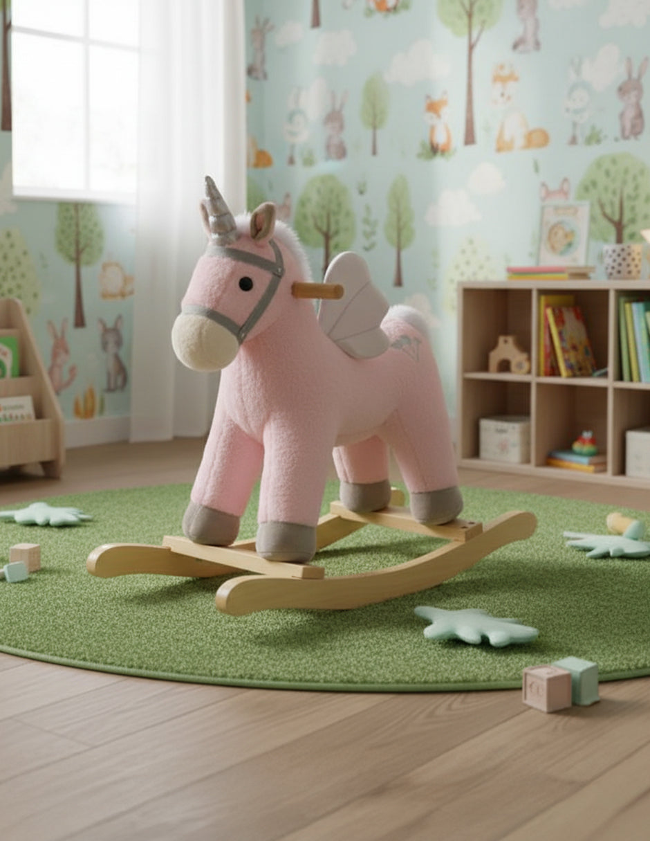 Caballito Balancín Unyra Rosa