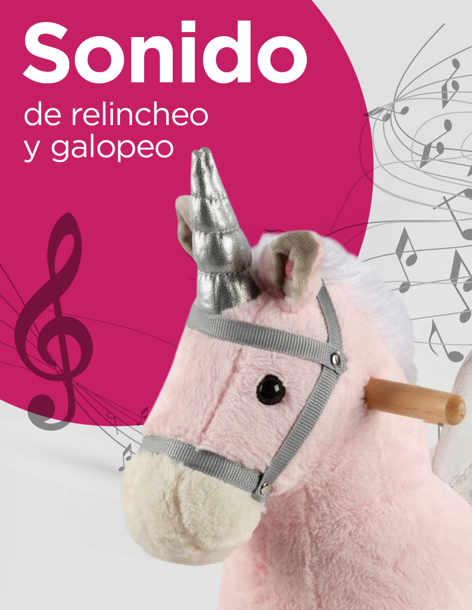 Caballito Balancín Unyra Rosa