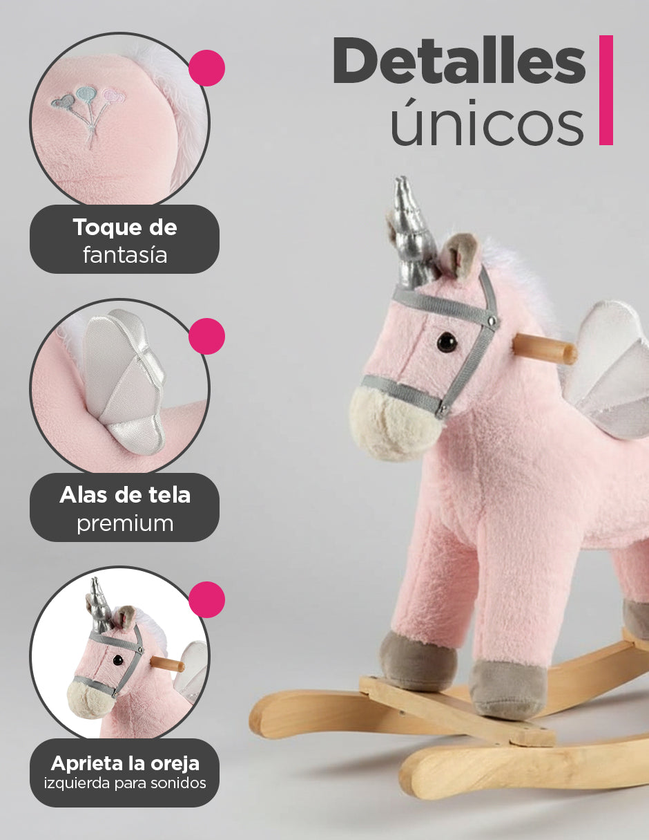 Caballito Balancín Unyra Rosa