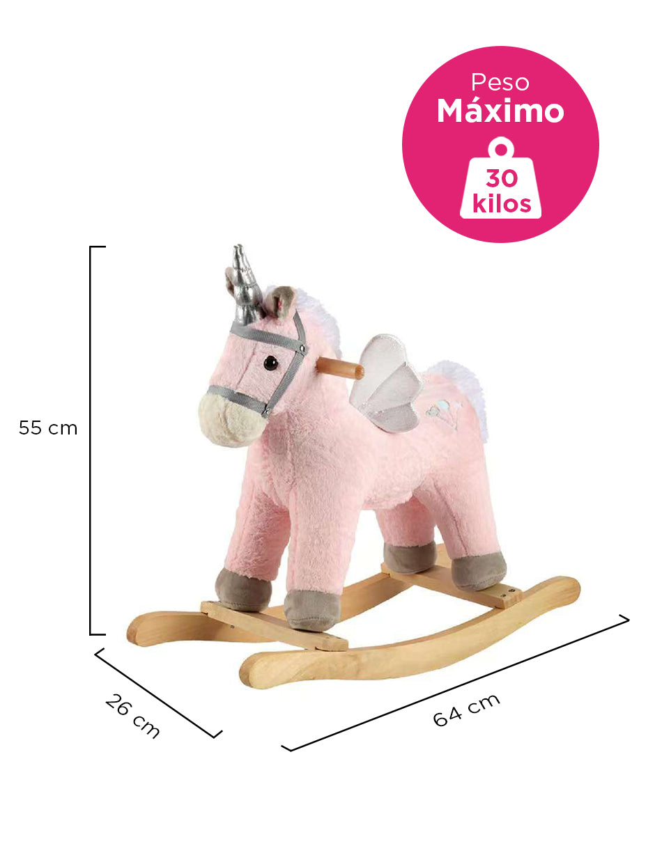 Caballito Balancín Unyra Rosa