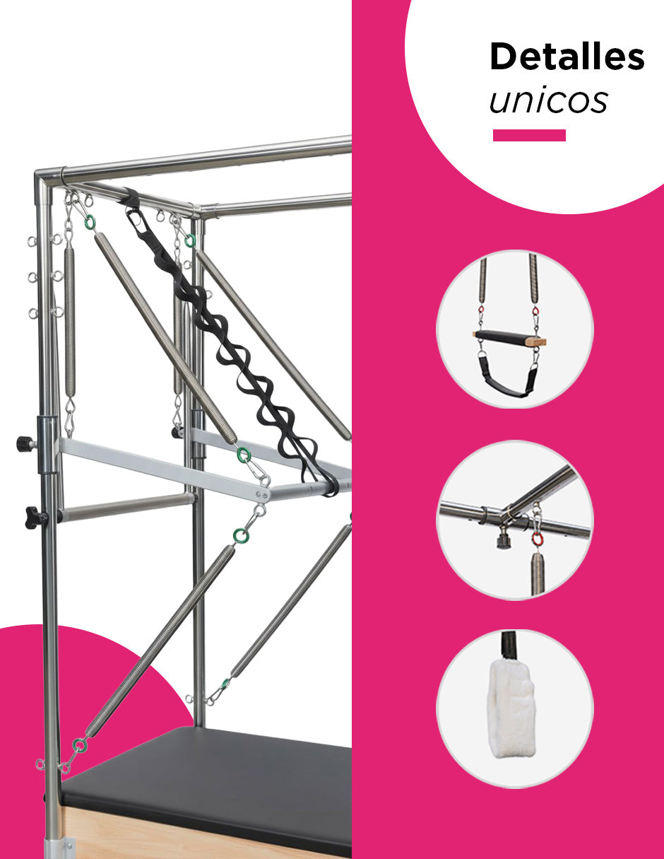 Cama De Pilates Reformer Cadilac Trapecio Studio Profesional