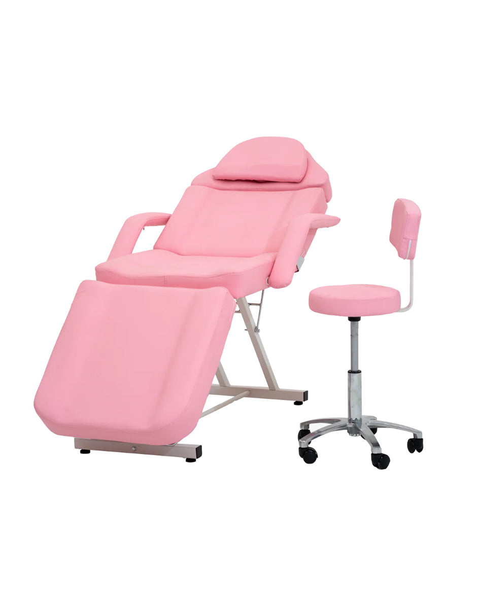Cama de Masaje Facial Reclinable Con Taburete Thai Vanlig