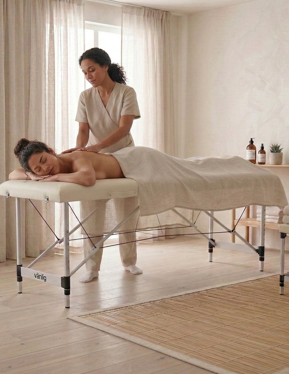 Cama de Masaje Portátil de Aluminio Agra Blanca – Camilla Plegable Profesional Vanlig
