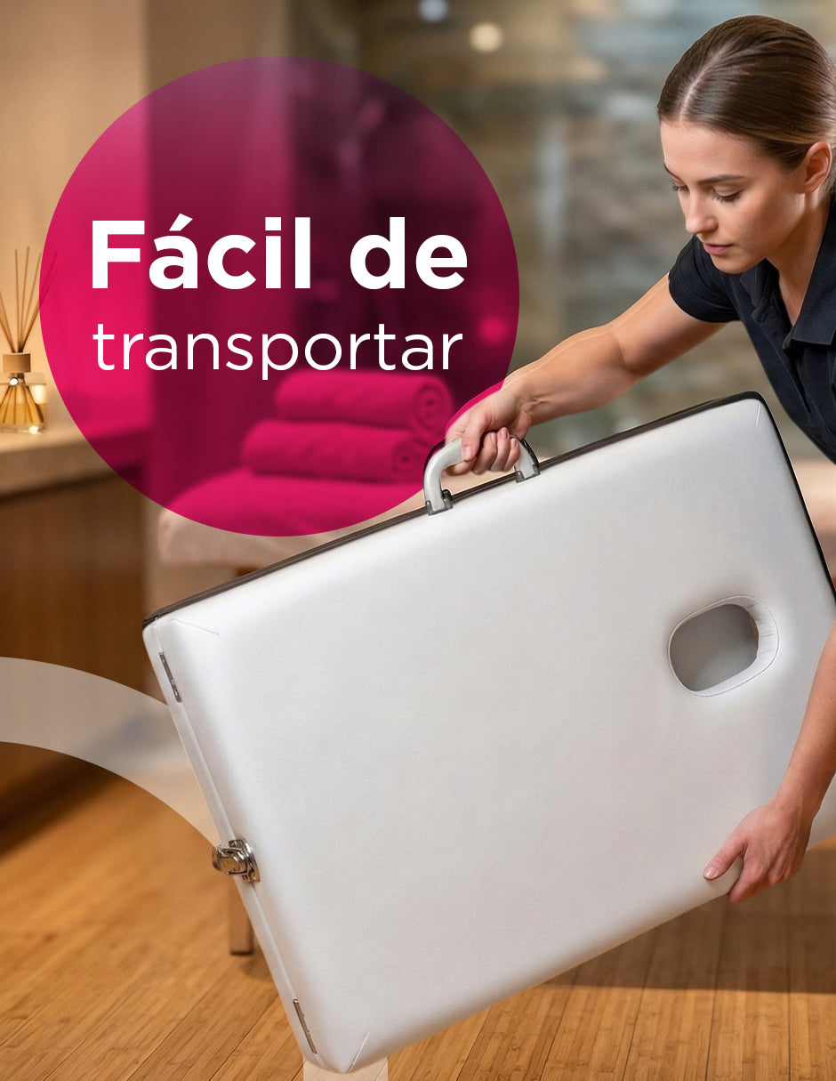 Cama de Masaje Portátil de Aluminio Agra Blanca – Camilla Plegable Profesional Vanlig