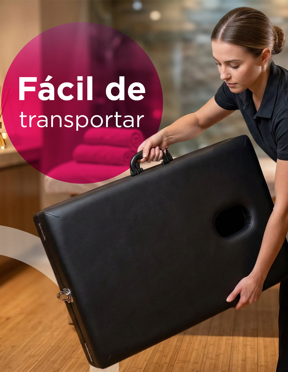 Cama de Masaje Portátil de Aluminio Agra Negra – Camilla Plegable Profesional Vanlig