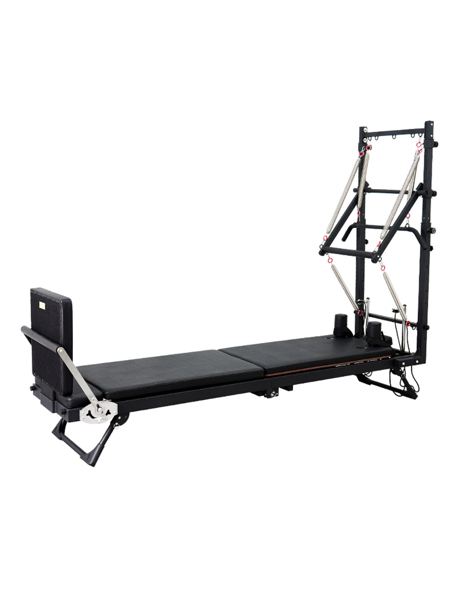 Camilla Reformer Pilates con Torre Media Alumizen Negro