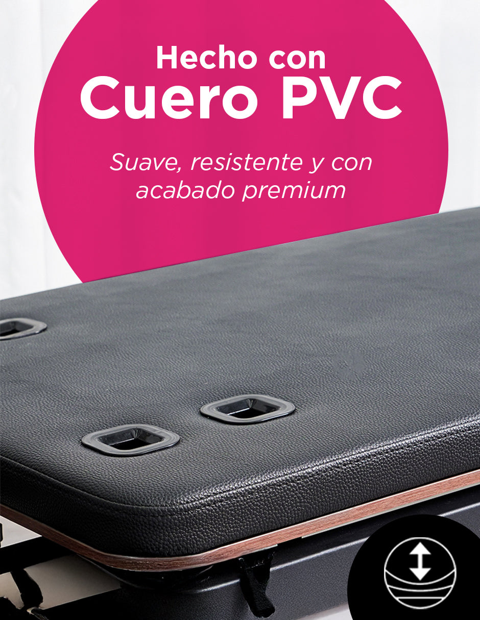 Camilla Reformer Pilates con Torre Media Alumizen Negro