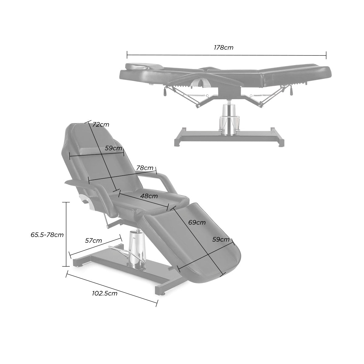 Camilla Hidráulica Malasia Negra