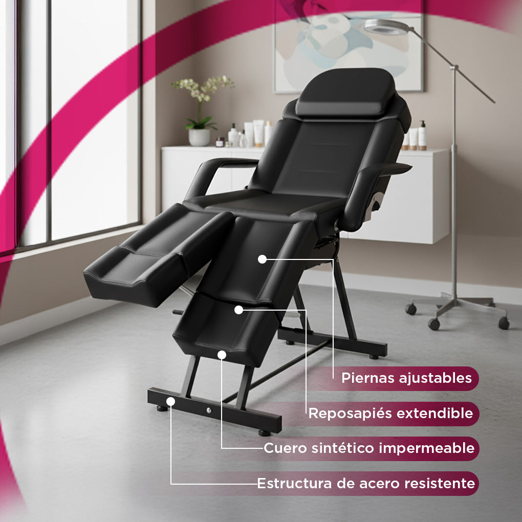 Camilla Reclinable Profesional Masaje Spa Tatuaje Estética