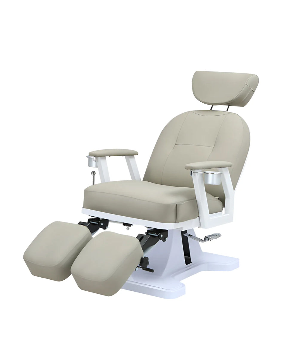 Camilla de Belleza Hidráulica Bianca Beige: Ajustable, Giratoria y Ergonómica