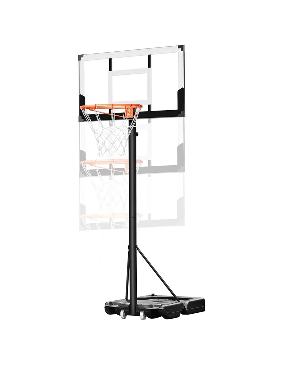 Canasta de Básquetbol Portátil Ajustable 1.1 a 3.05 m Vänlig ZW003 - Tablero con Doble Resorte e Impacto de Rebote