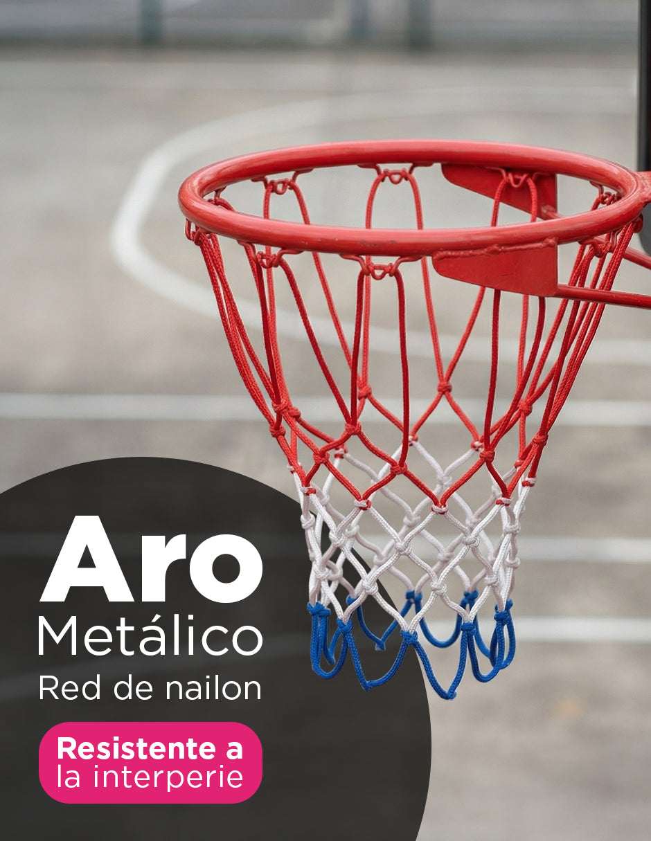 Canasta de Basquetbol Infantil Ajustable 1.65 a 2.05 m Vänlig S0881A - Sistema de Baloncesto Portátil con Base Rellenable