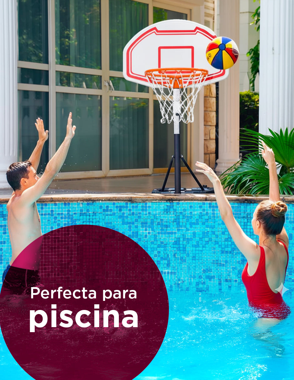 Canasta de Basquetbol Infantil Ajustable Vänlig S018 - Tablero Portátil de Exterior para Niños con Base Rellenable