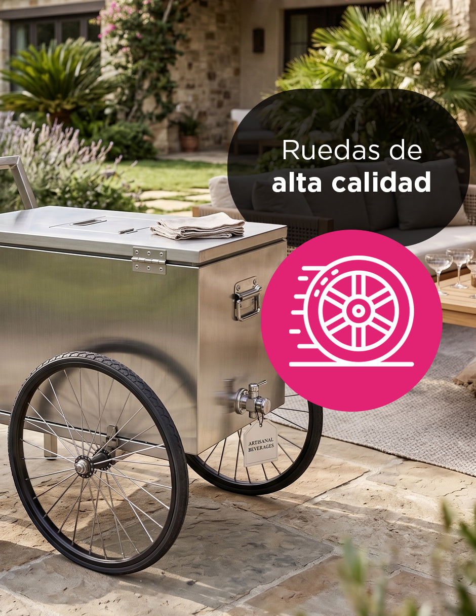 Carrito De Paletas De Hielo Eira Gris